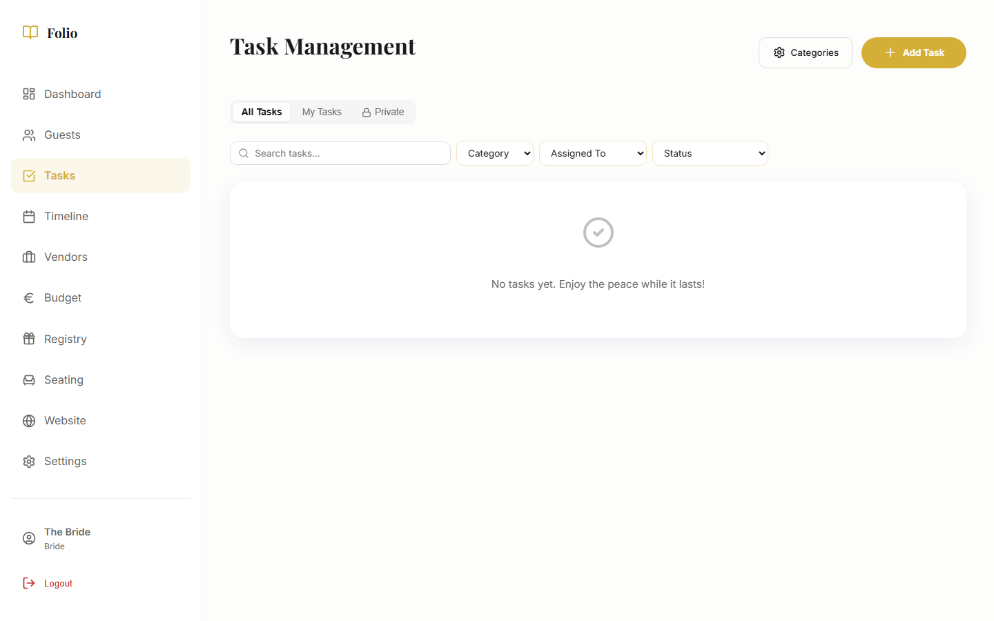 Trouwchecklist: alles wat je moet regelen per fase - Folio
